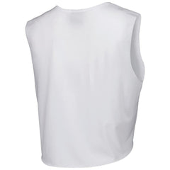 Arizona Cardinals Cuce Women's Sequin Cropped Tank Top White
