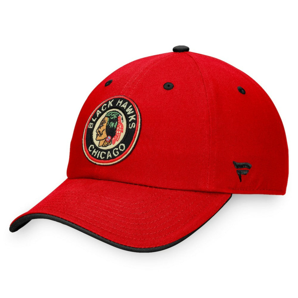 NHL Chicago Blackhawks Fanatics Original Six Adjustable Hat - Red
