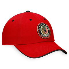 NHL Chicago Blackhawks Fanatics Original Six Adjustable Hat - Red