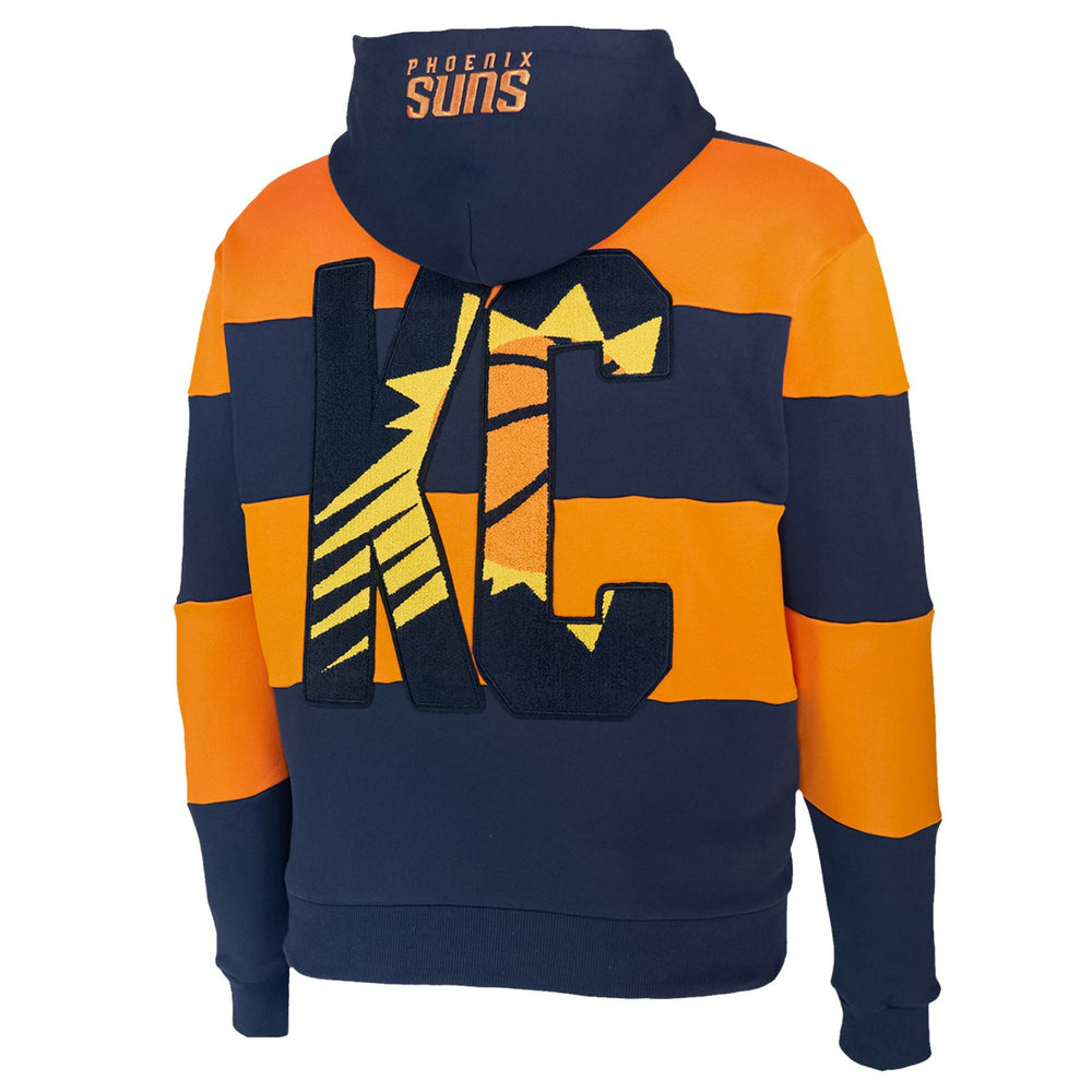 Phoenix Suns NBA x Keiser Clark No Caller ID Pullover Hoodie Navy/Orange