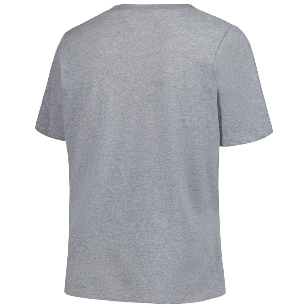 Colorado Rockies New Era Women's City Connect Plus Size V-Neck T-Shirt - Gray T-shirts