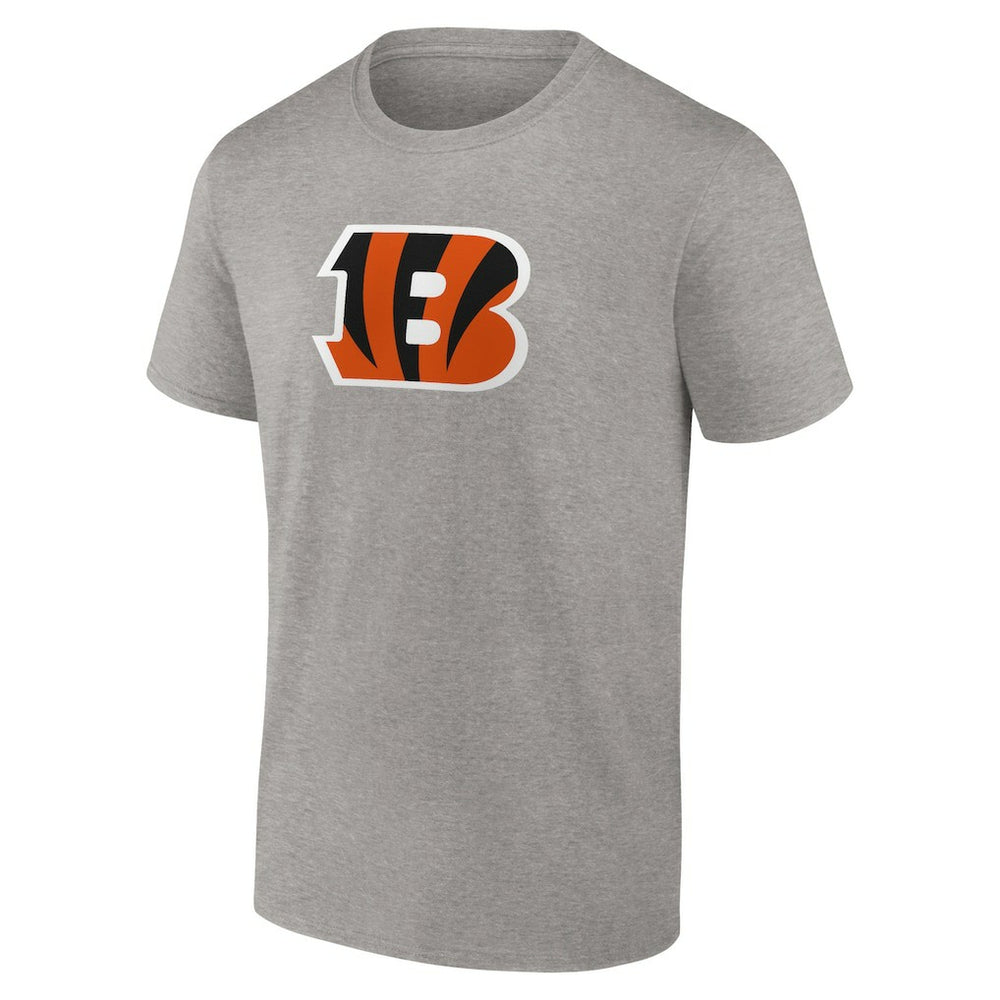 Cincinnati Bengals Primary Logo T-Shirt Heather Gray