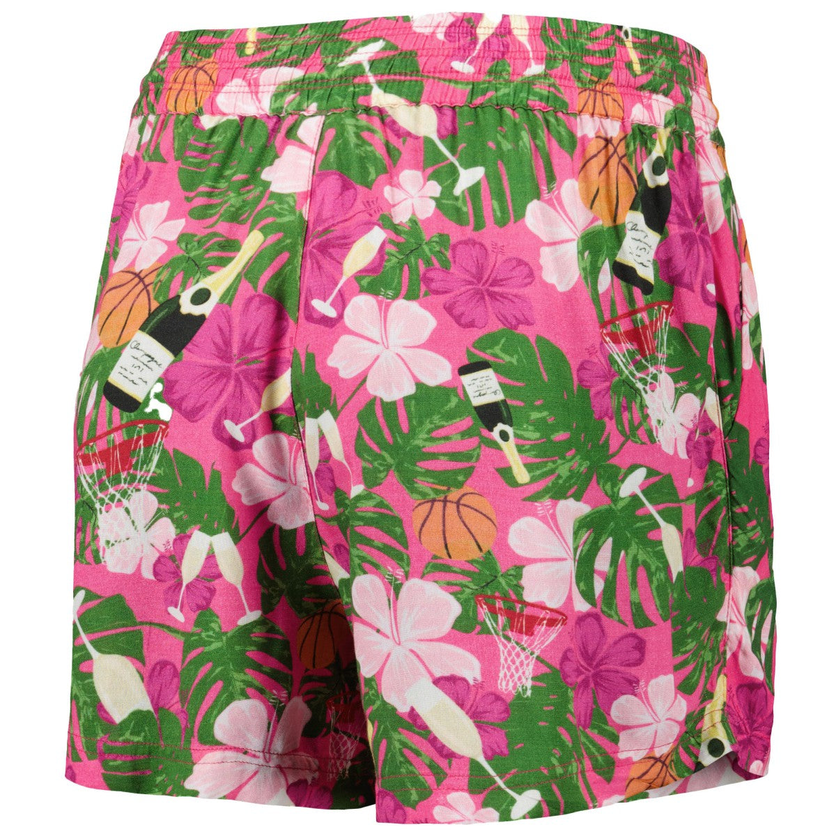 Phoenix Suns Lusso Women's Finley-Frankie Party Top & Shorts Set Pink