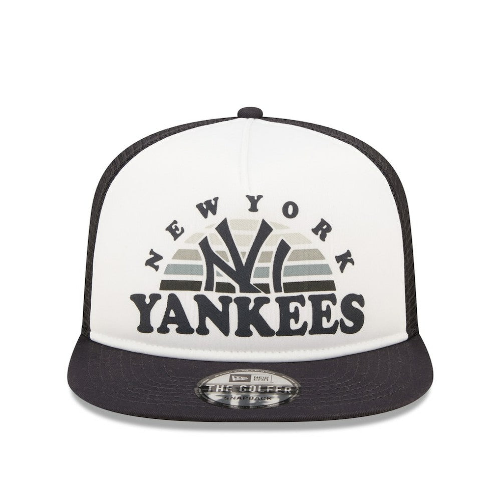New York Yankees New Era Gradient Golfer 9FIFTY Snapback Hat - White/Navy Hats