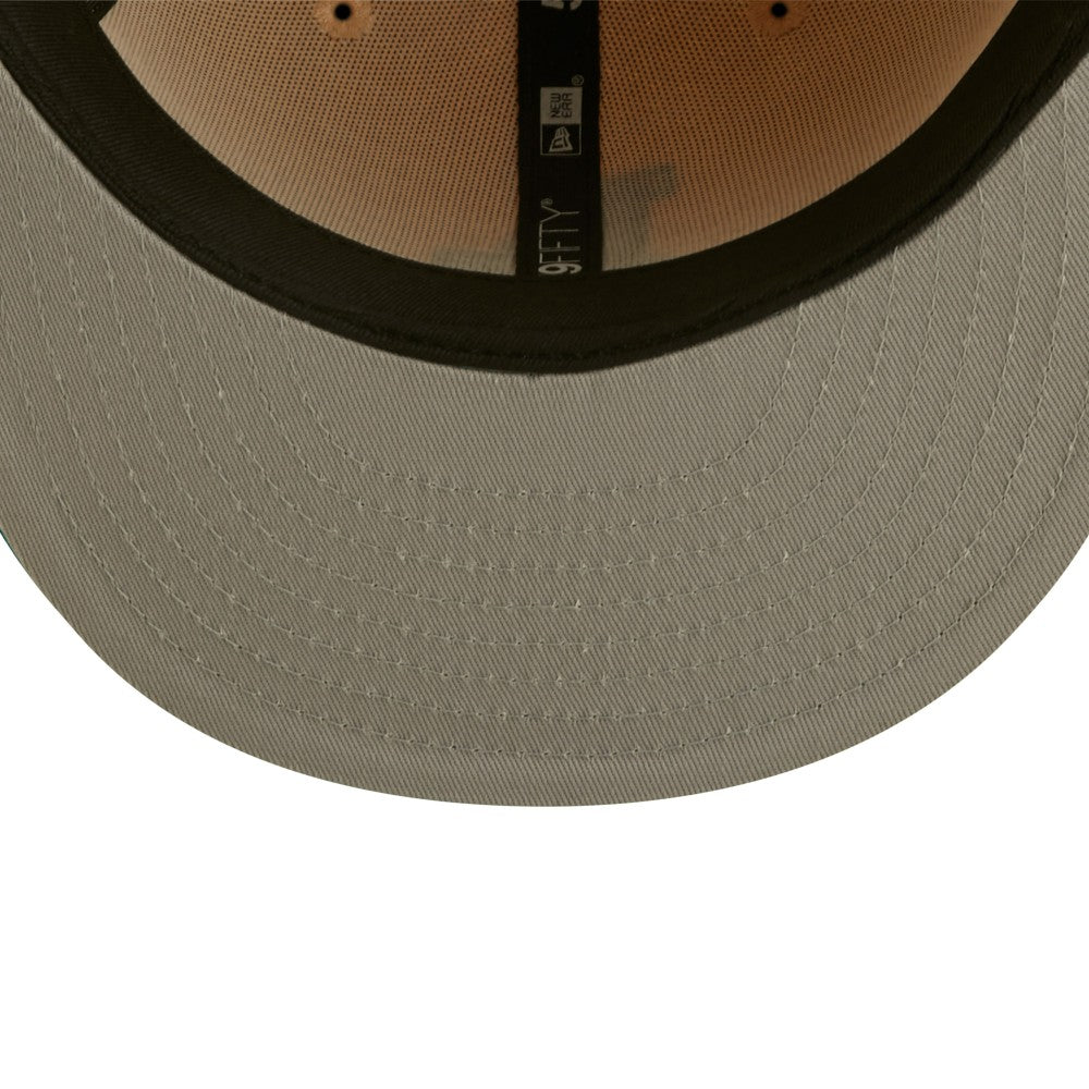 Los Angeles Dodgers New Era  Mango Forest 59FIFTY fitted hat - Natural/Teal Hats