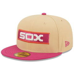 Chicago White Sox New Era 1933 MLB All-Star Game 50th Anniversary Mango Passion 59FIFTY Fitted Hat - Orange/Pink Hats