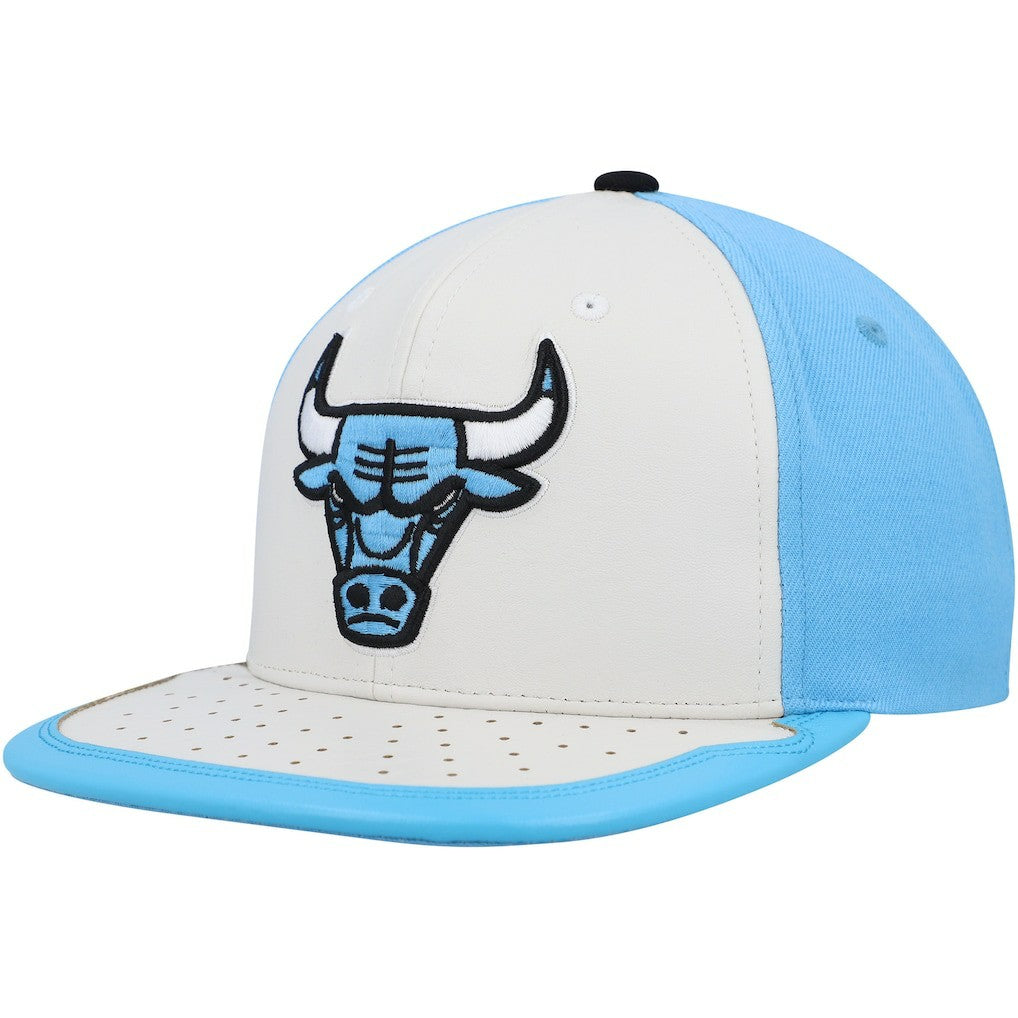Chicago Bulls Day One Snapback Hat White/Light Blue
