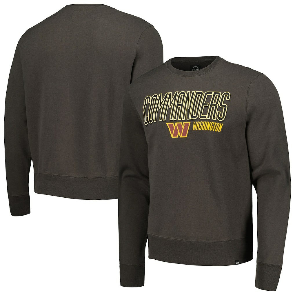 Washington Commanders '47 Locked In Headline Pullover Sweatshirt Charcoal