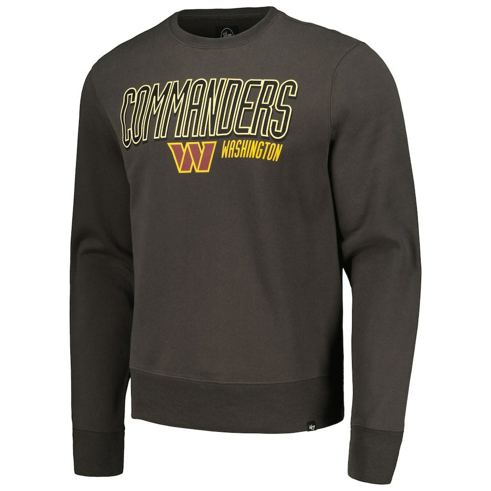 Washington Commanders '47 Locked In Headline Pullover Sweatshirt Charcoal