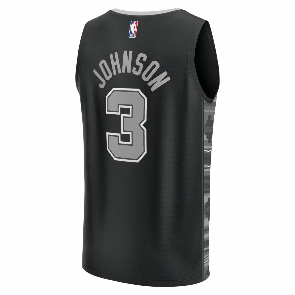 Keldon Johnson San Antonio Spurs Fast Break Replica Player Jersey Statement Edition Black