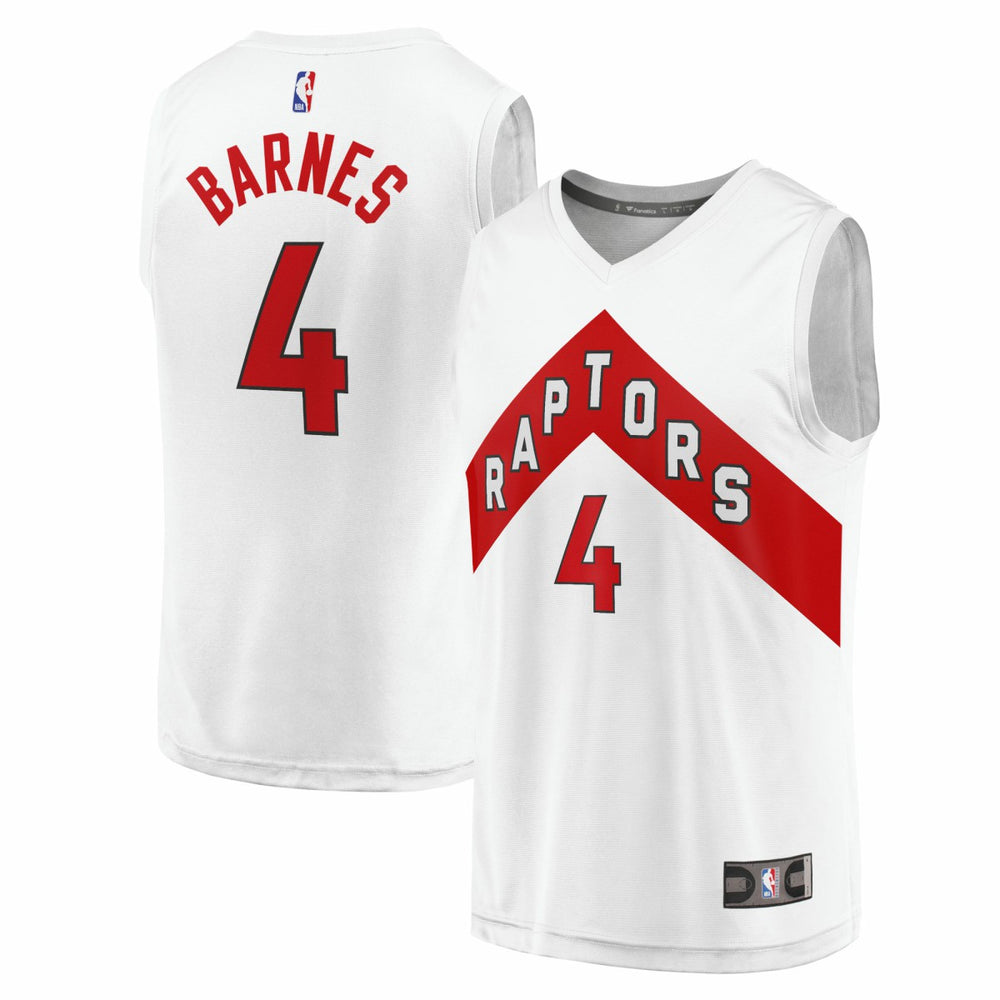 Scottie Barnes Toronto Raptors Fast Break Replica Jersey Association Edition White