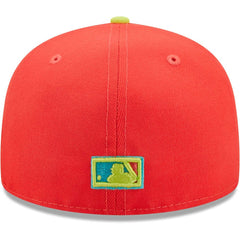 Boston Red Sox New Era   Lava Highlighter Combo 59FIFTY Fitted Hat - Red/Neon Green Hats
