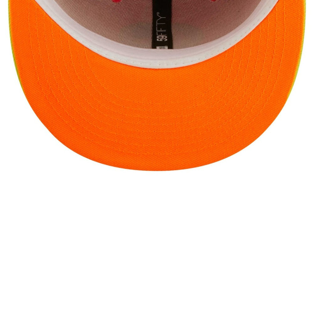 Boston Red Sox New Era   Lava Highlighter Combo 59FIFTY Fitted Hat - Red/Neon Green Hats