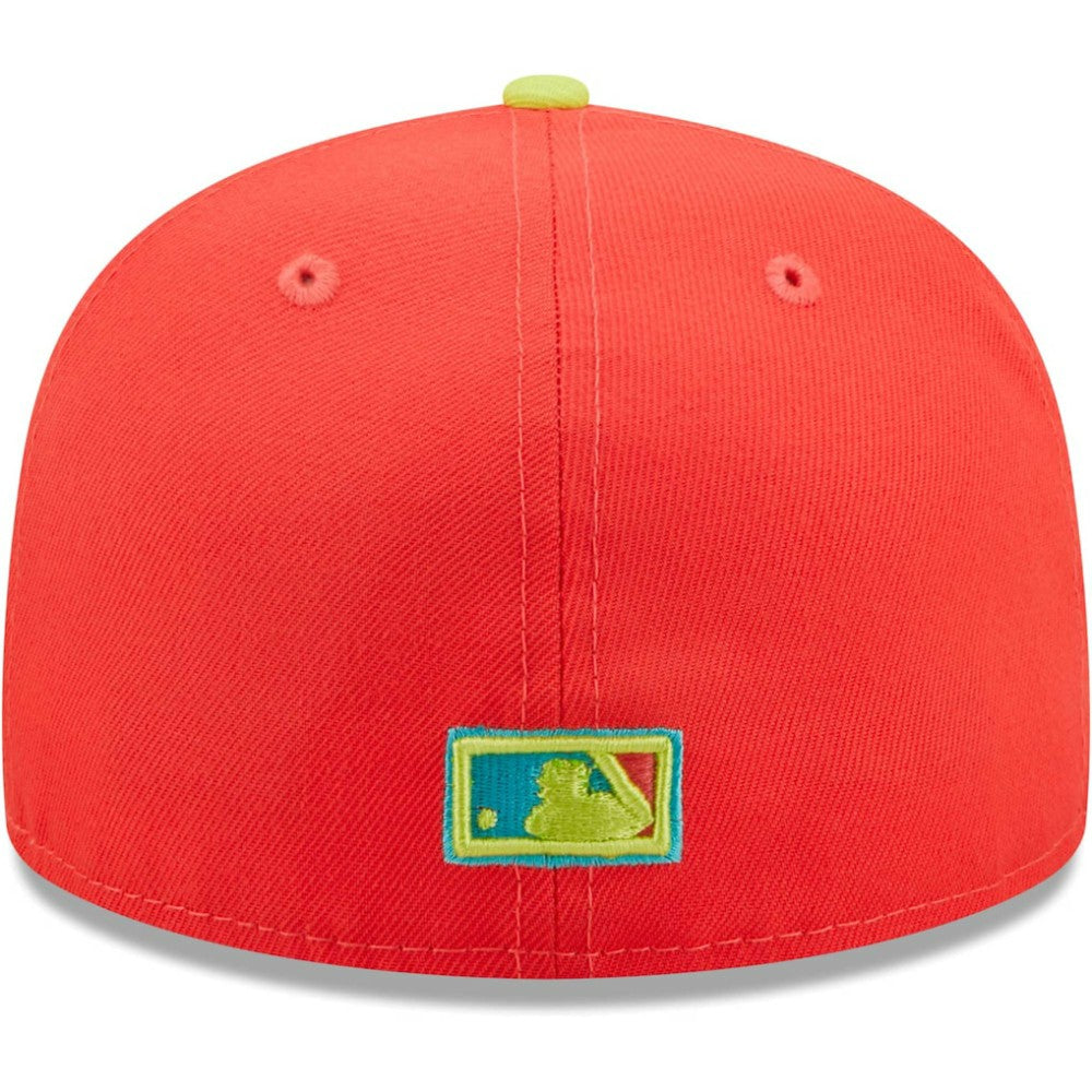 San Francisco Giants New Era   Lava Highlighter Combo 59FIFTY Fitted Hat - Red/Neon Green Hats