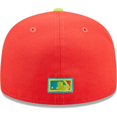 San Francisco Giants New Era   Lava Highlighter Combo 59FIFTY Fitted Hat - Red/Neon Green Hats