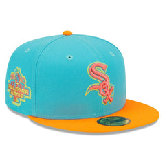 Chicago White Sox New Era Vice Highlighter 59FIFTY Fitted Hat - Blue/Orange Hats