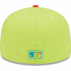 Los Angeles Dodgers New Era Cyber Highlighter 59FIFTY Fitted Hat - Green/Red Hats