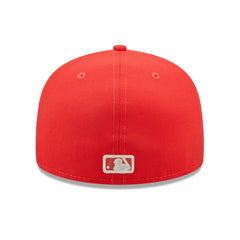 Chicago Cubs New Era Lava Highlighter Logo 59FIFTY Fitted Hat - Red Hats