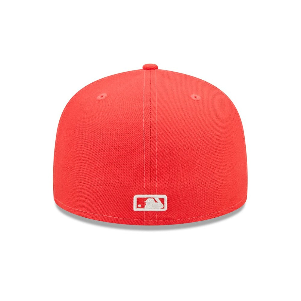 Chicago White Sox New Era Lava Highlighter Logo 59FIFTY Fitted Hat - Red Hats
