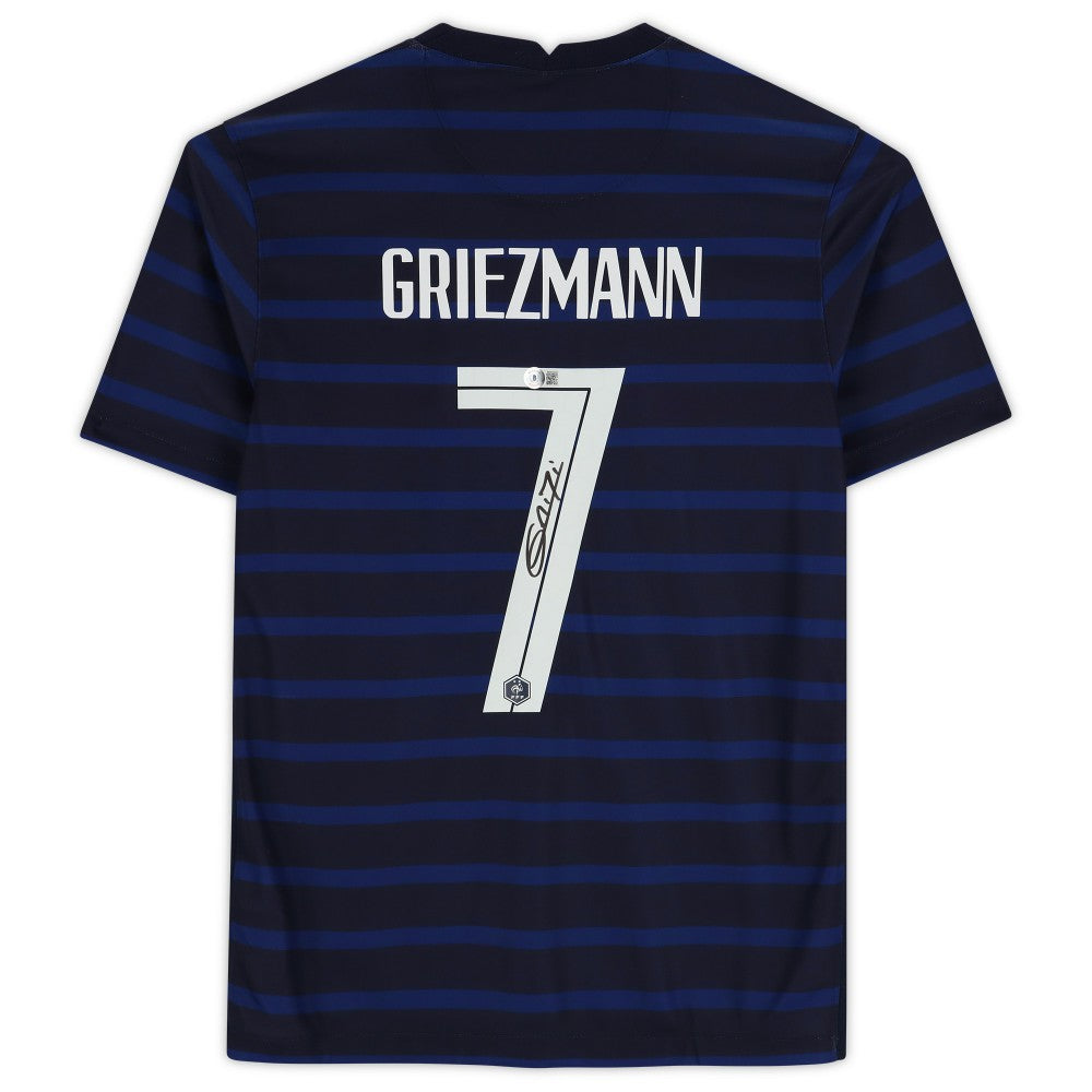 Antoine Griezmann France Autographed Blue Jersey shop