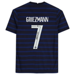Antoine Griezmann France Autographed Blue Jersey shop