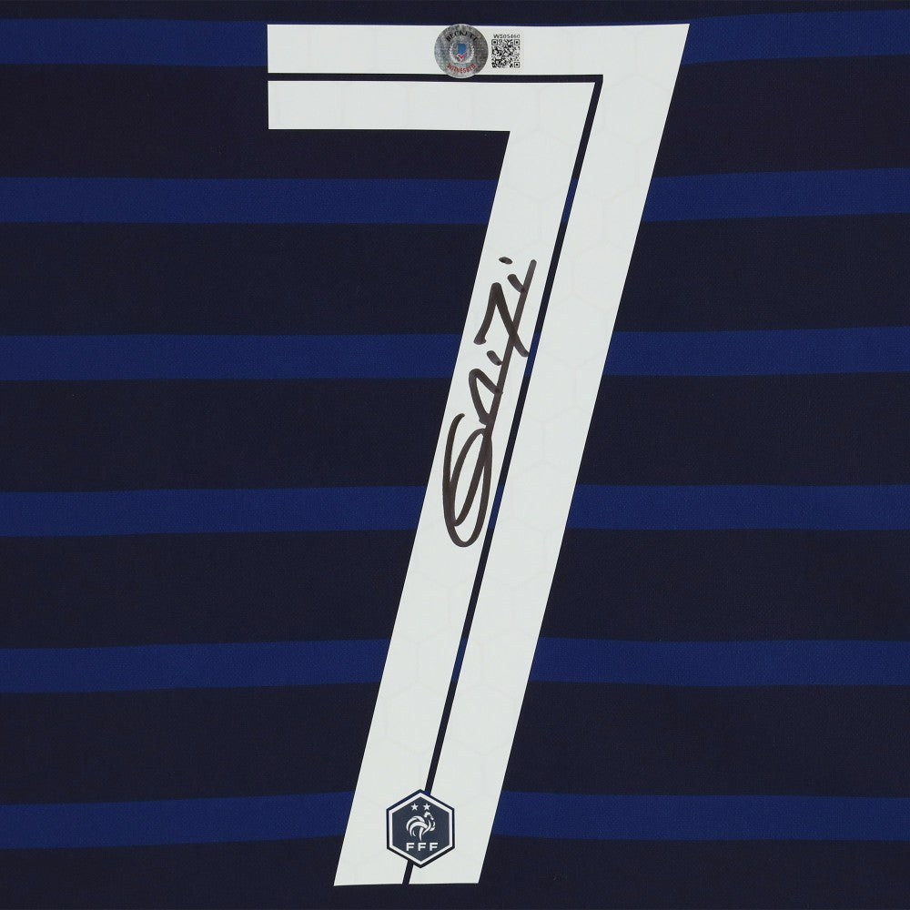 Antoine Griezmann France Autographed Blue Jersey shop