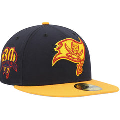 Tampa Bay Buccaneers New Era 30 Seasons 59FIFTY Fitted Hat Navy/Gold