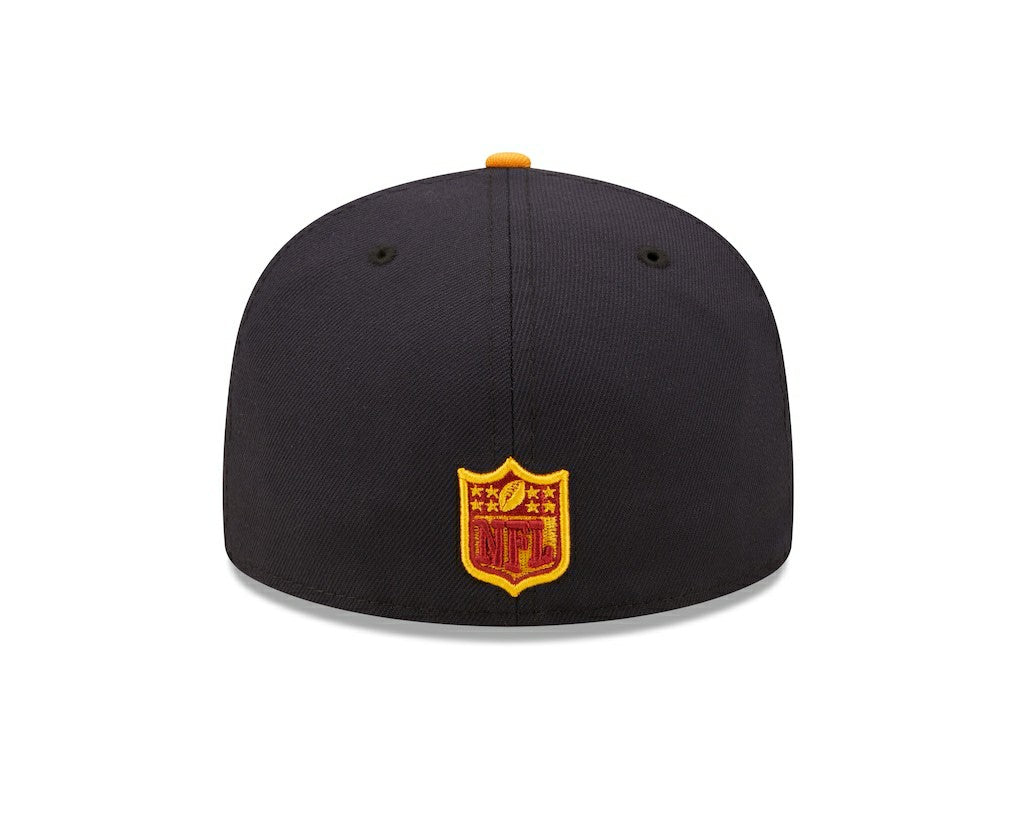 Cleveland Browns New Era 60th Anniversary 59FIFTY Fitted Hat Navy/Gold
