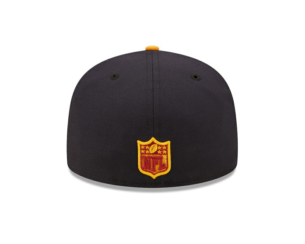 Cleveland Browns New Era 60th Anniversary 59FIFTY Fitted Hat Navy/Gold