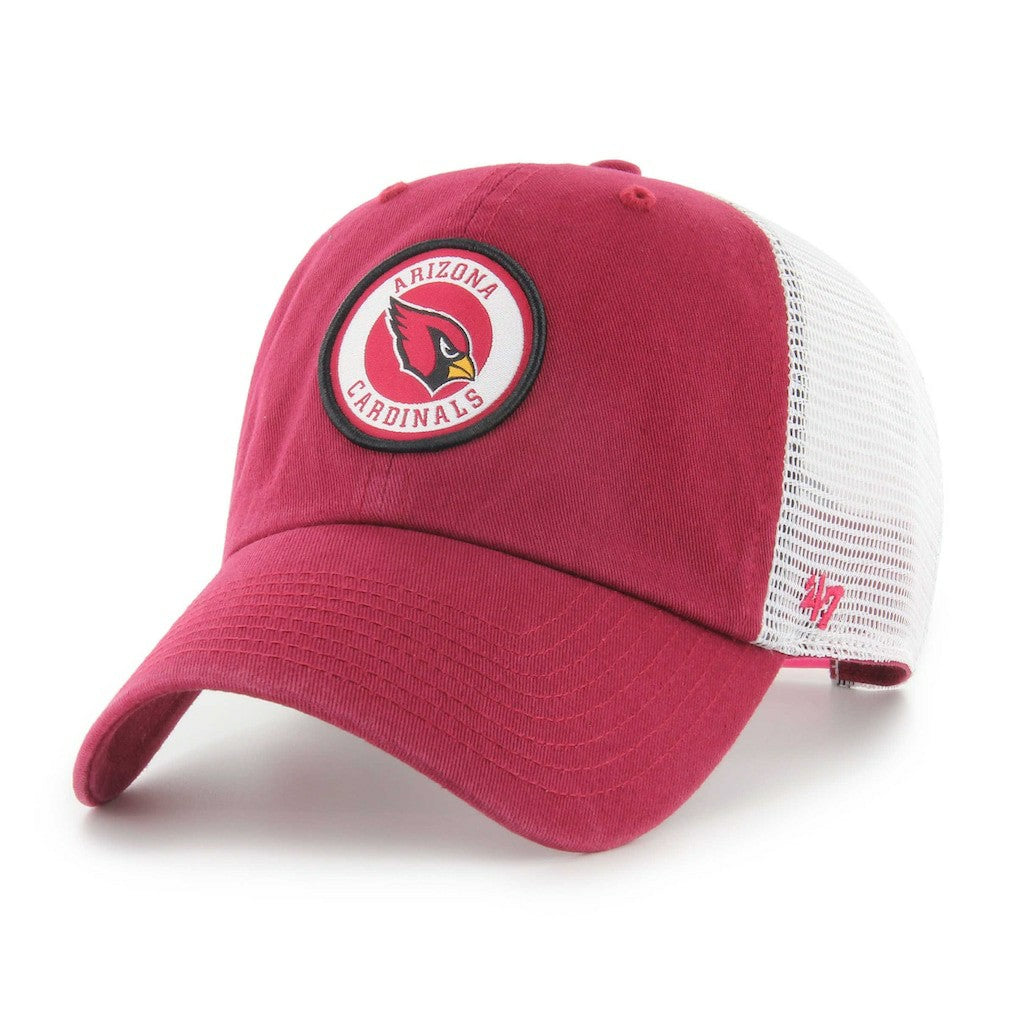 Arizona Cardinals '47 Highline Clean Up Trucker Snapback Hat Cardinal/White
