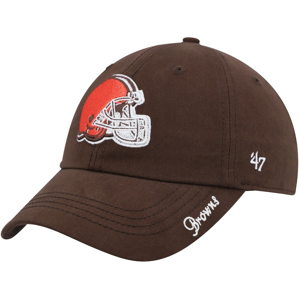 Cleveland Browns '47 Women's Miata Clean Up Primary Logo Adjustable Hat Brown