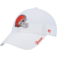 Cleveland Browns '47 Women's Miata Logo Clean Up Adjustable Hat White