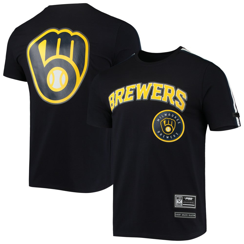 Milwaukee Brewers Pro Standard Taping T-Shirt - Navy/ T-shirts
