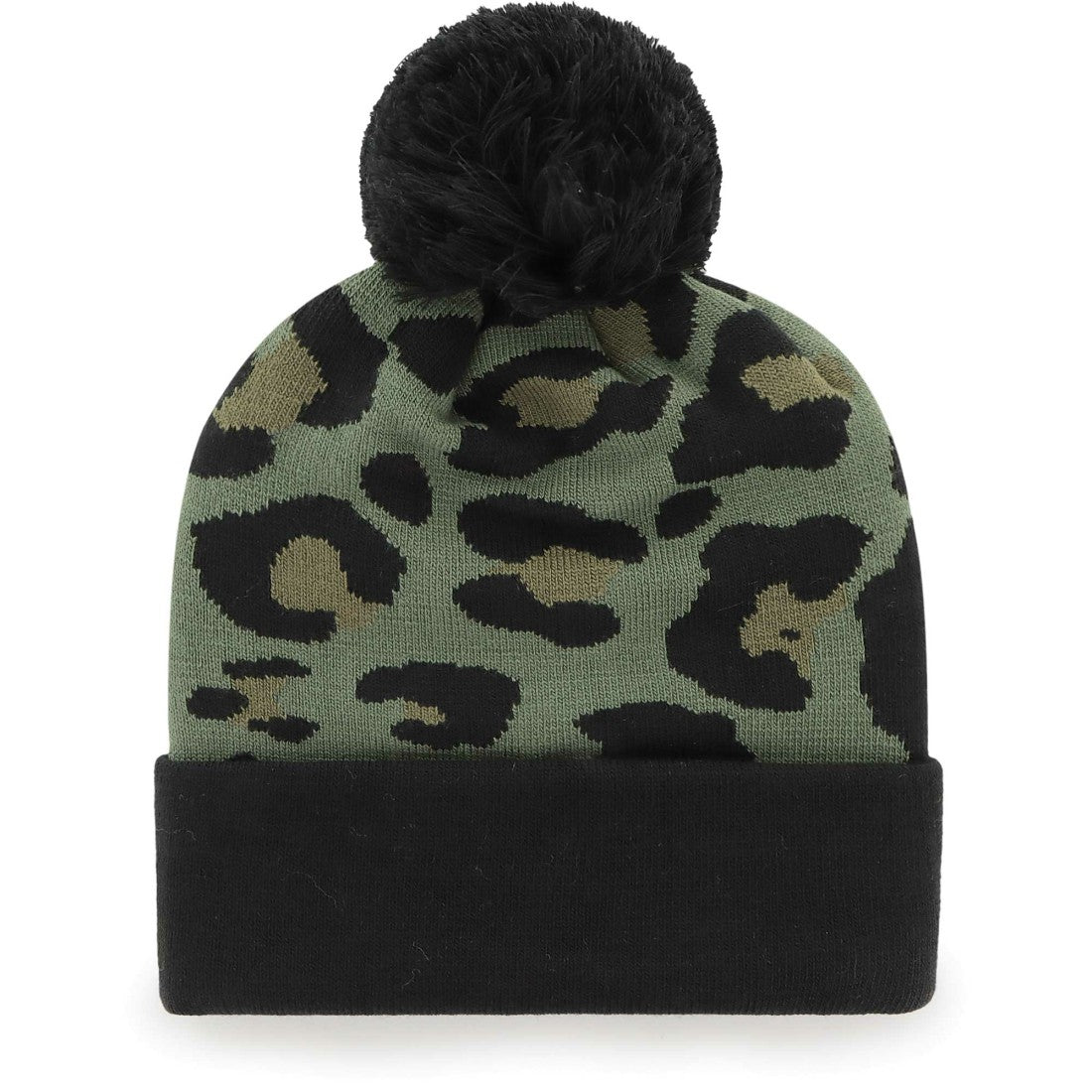 Tampa Bay Buccaneers '47 Women's Bagheera Cuffed Knit Hat with Pom Green/Black