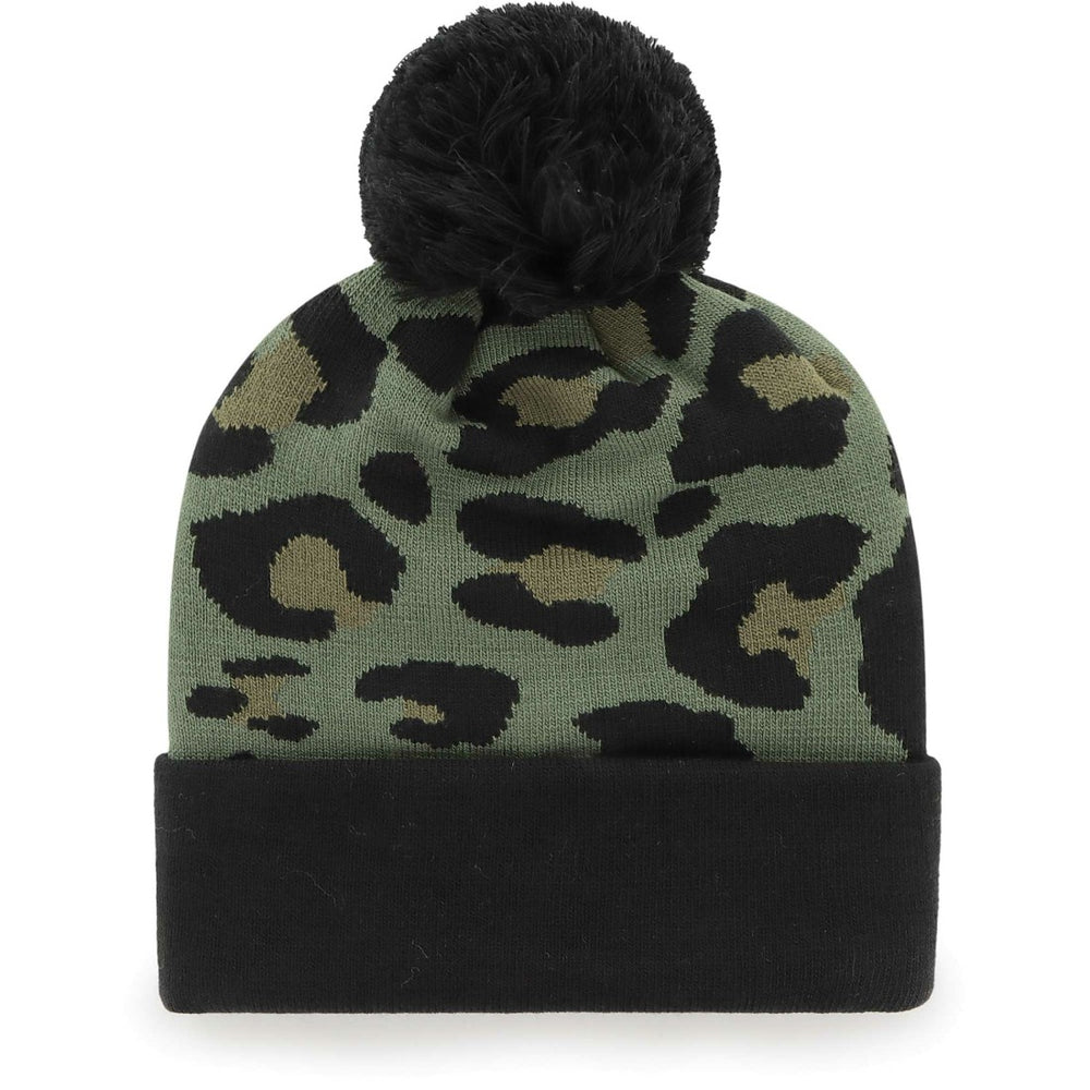 Tampa Bay Buccaneers '47 Women's Bagheera Cuffed Knit Hat with Pom Green/Black