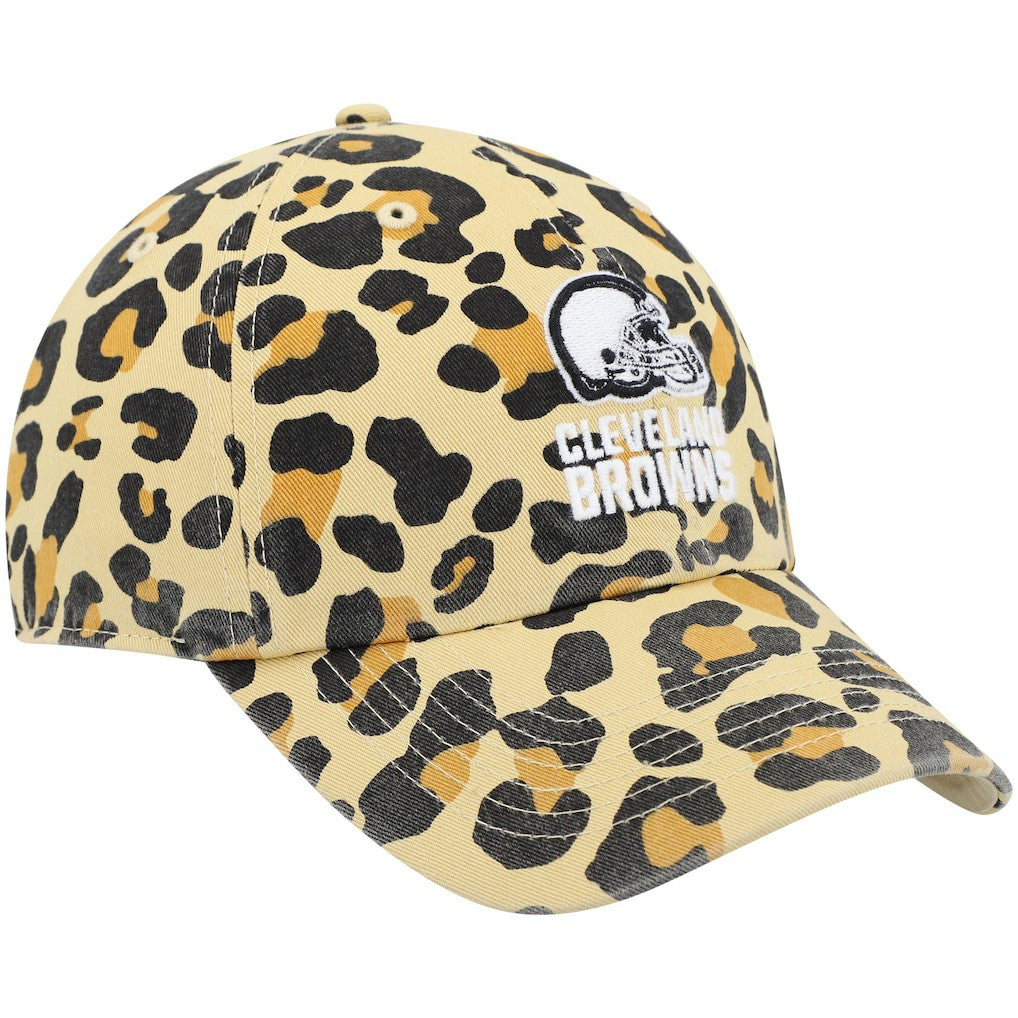 Cleveland Browns '47 Women's Bagheera Clean Up Allover Adjustable Hat Tan