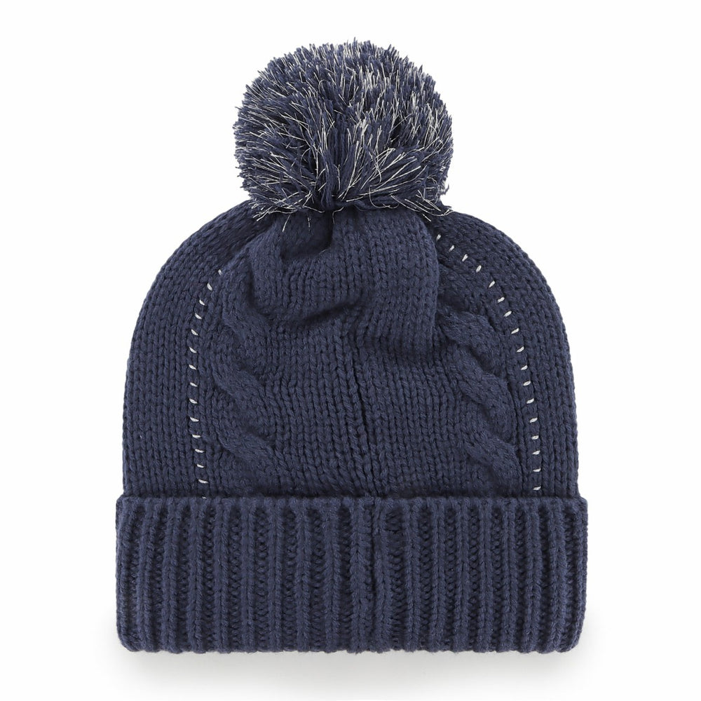 Tennessee Titans '47 Women's Bauble Cuffed Knit Hat with Pom Navy
