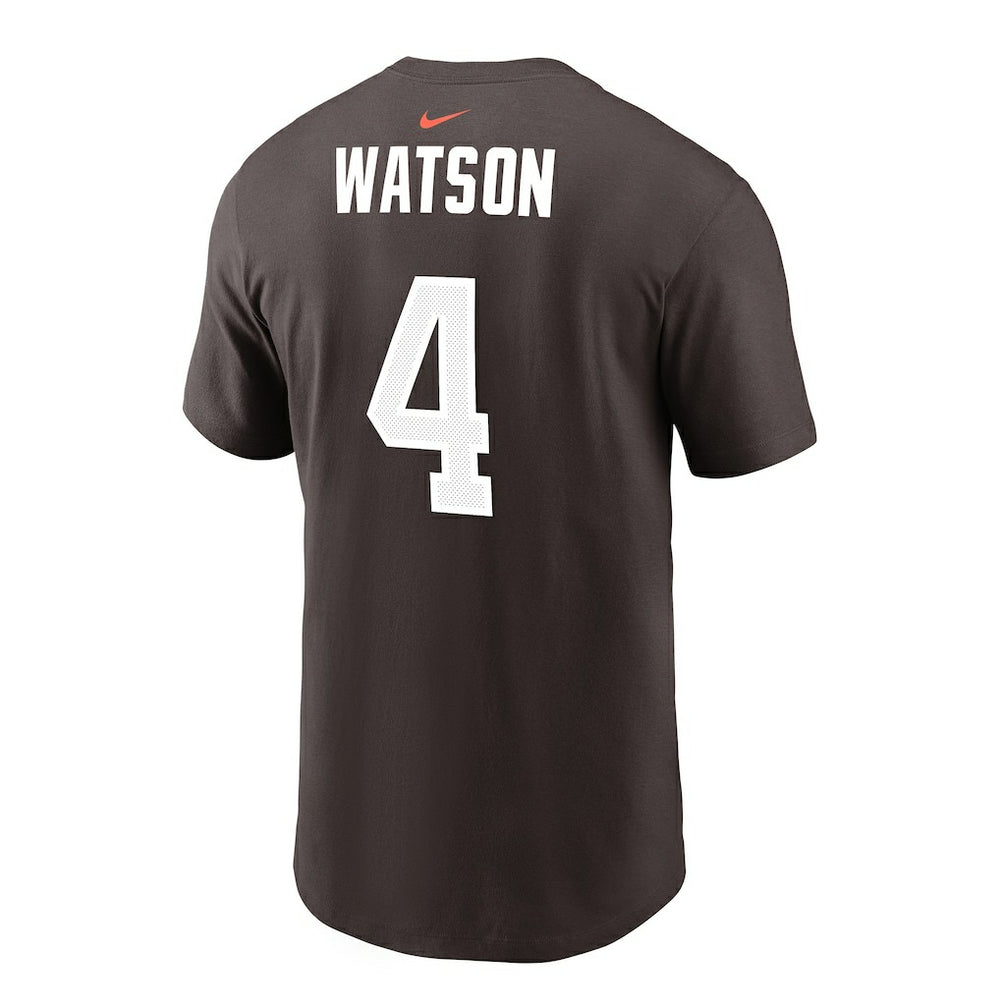 Deshaun Watson Cleveland Browns Player Name & Number T-Shirt Brown