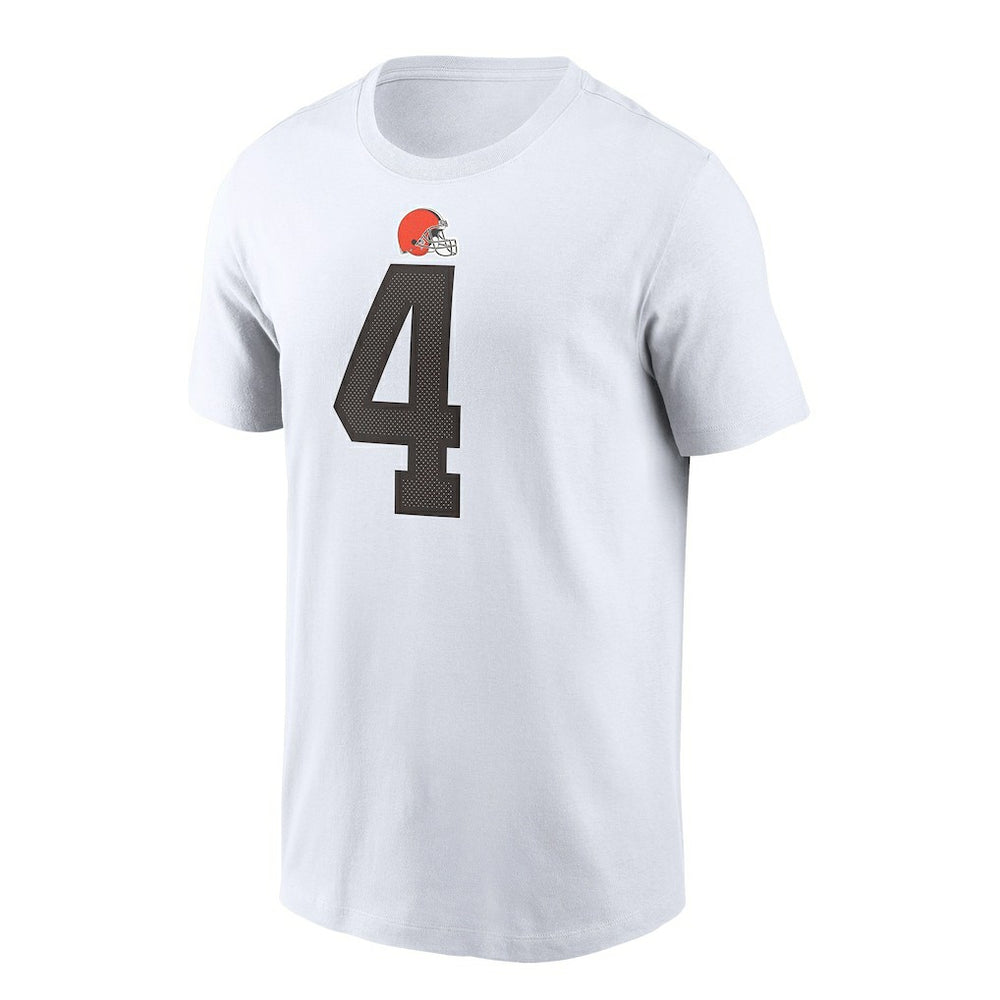 Deshaun Watson Cleveland Browns Player Name & Number T-Shirt White