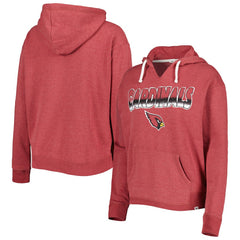 Arizona Cardinals '47 Women's Color Rise Kennedy Notch Neck Pullover Hoodie Cardinal