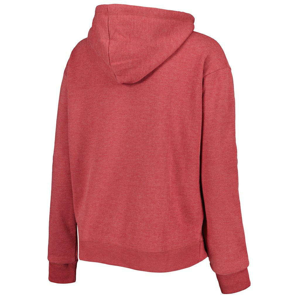 Arizona Cardinals '47 Women's Color Rise Kennedy Notch Neck Pullover Hoodie Cardinal
