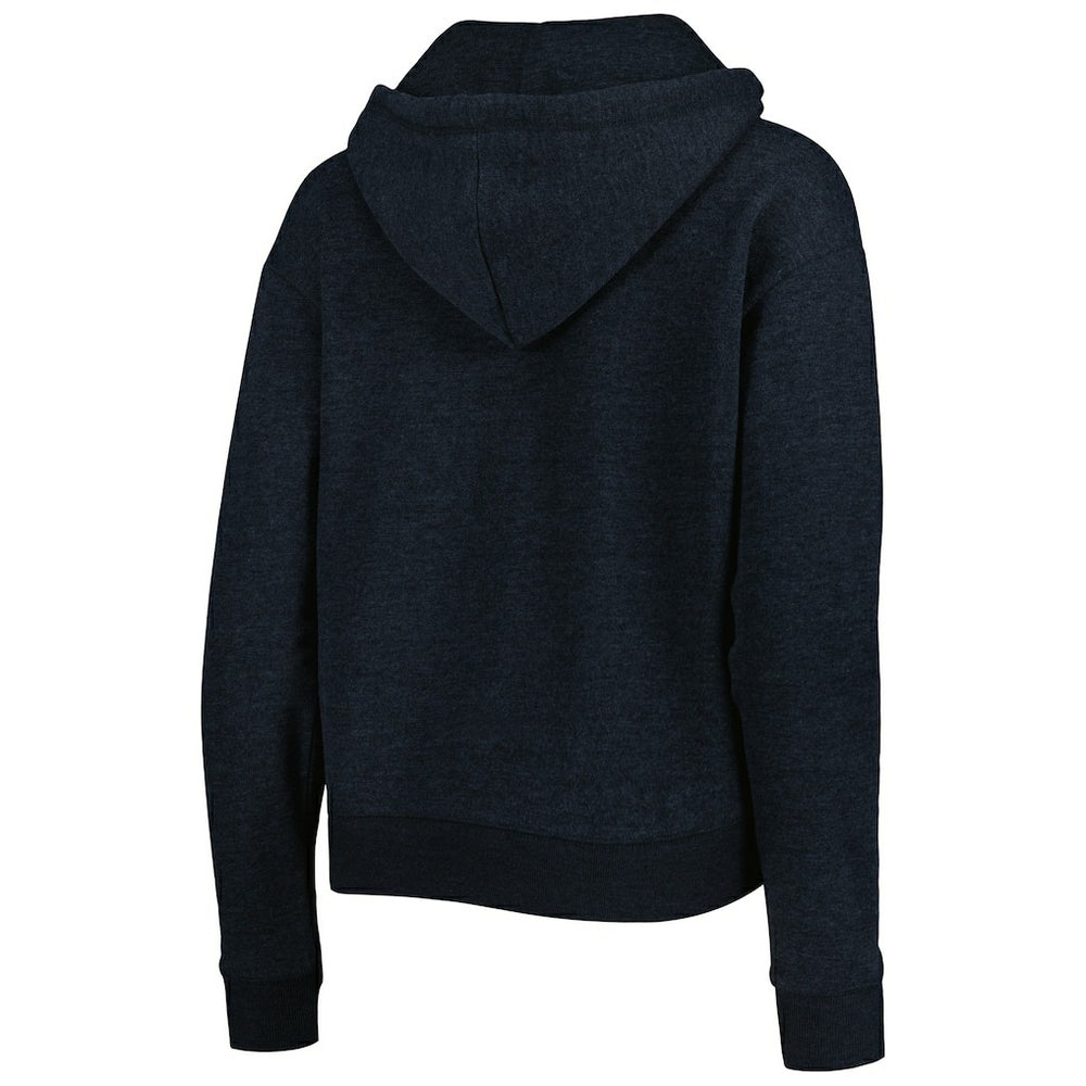 Carolina Panthers '47 Women's Color Rise Kennedy Notch Neck Pullover Hoodie Black