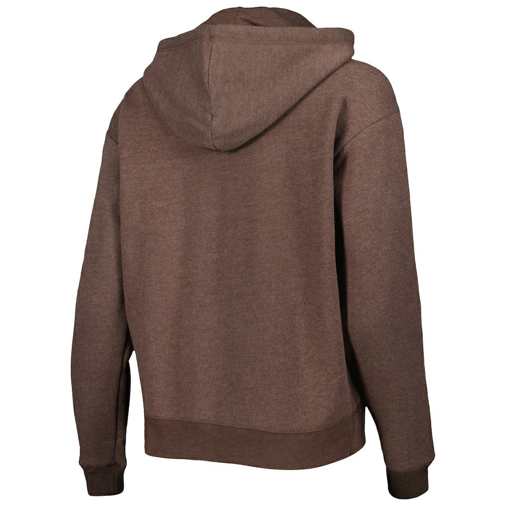 Cleveland Browns '47 Women's Color Rise Kennedy Pullover Hoodie Brown
