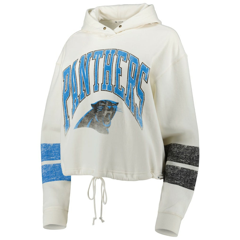 Carolina Panthers '47 Women's Harper Pullover Hoodie Oatmeal