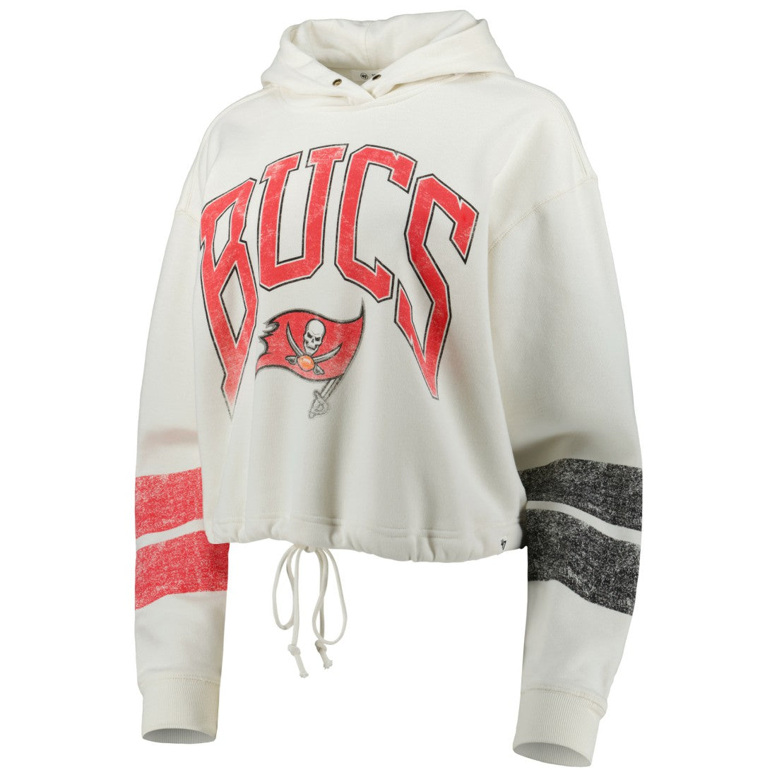 Tampa Bay Buccaneers '47 Women's Harper Pullover Hoodie Oatmeal