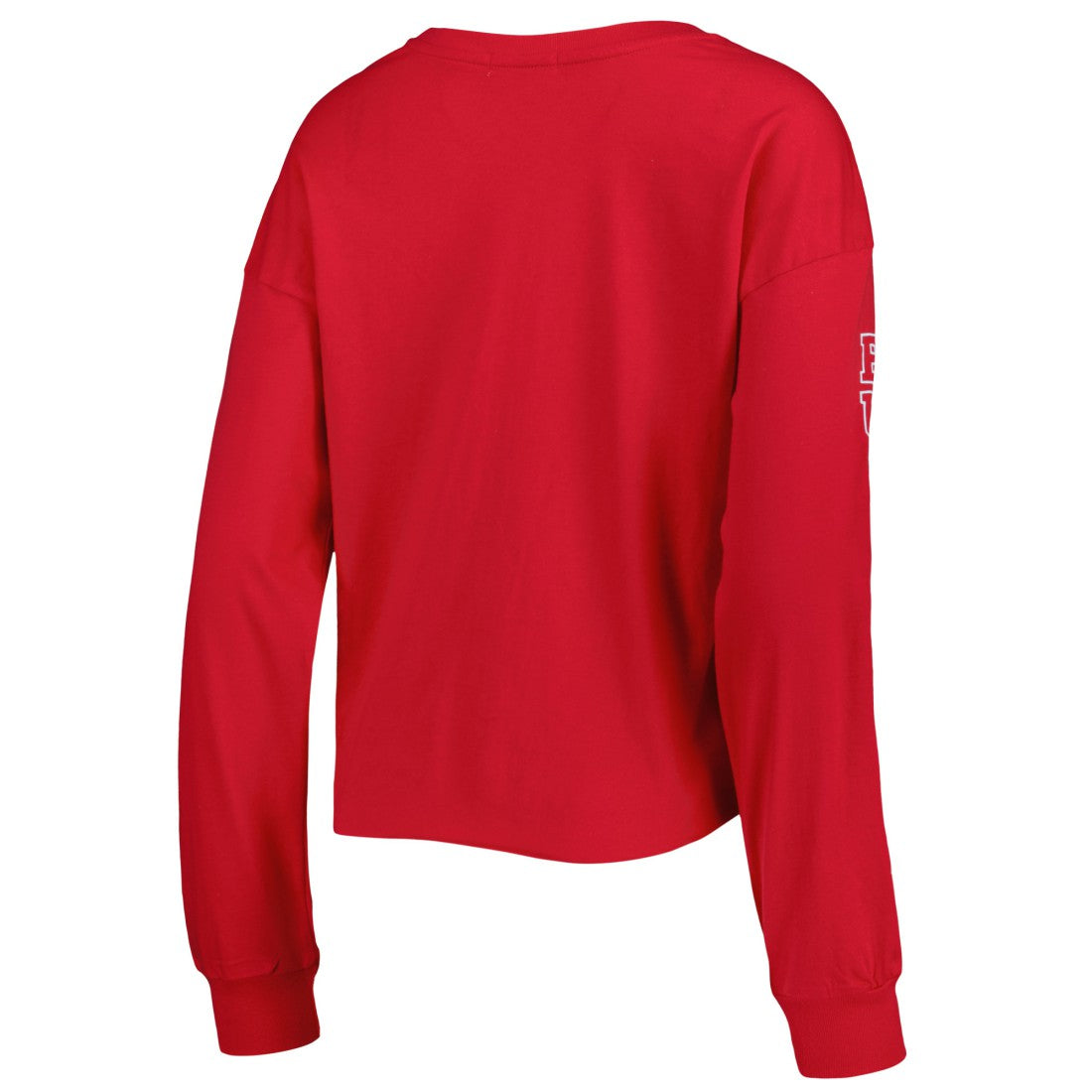 Tampa Bay Buccaneers '47 Women's Skyler Parkway Cropped Long Sleeve T-Shirt Red