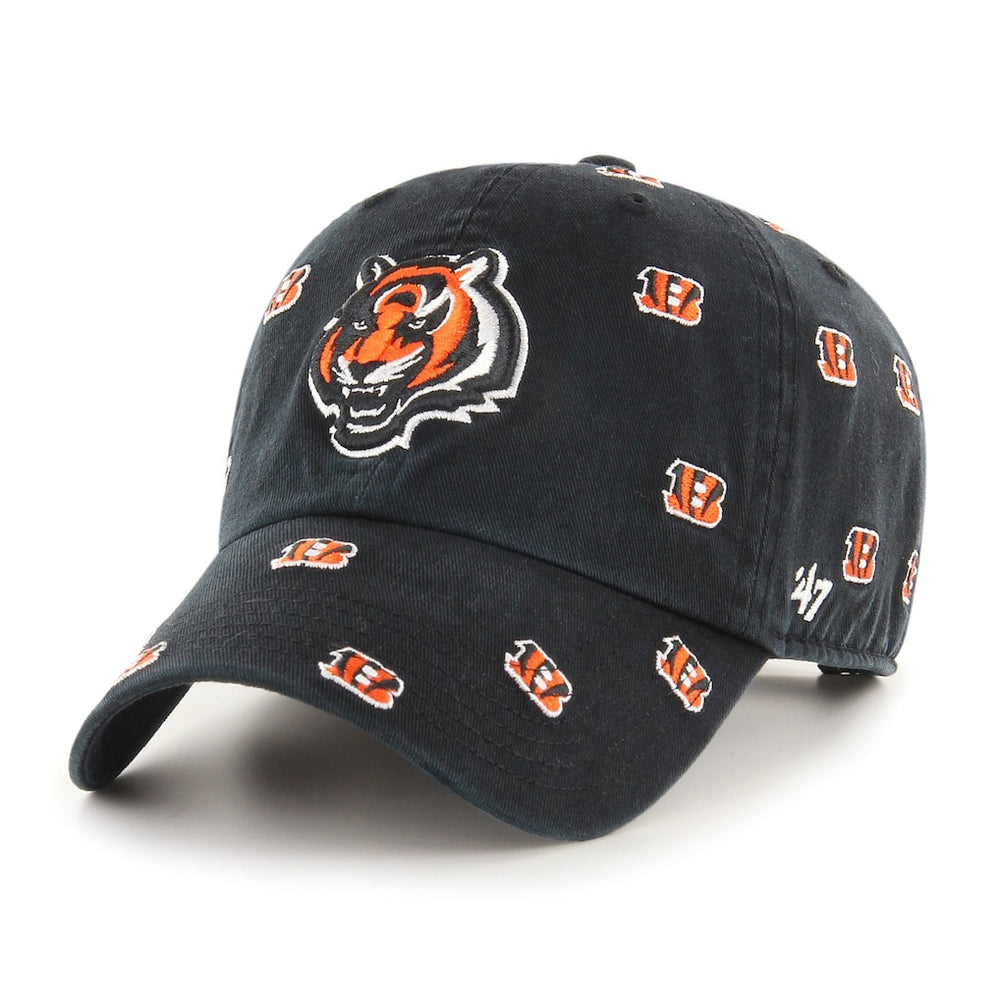 Cincinnati Bengals '47 Women's Confetti Clean Up Adjustable Hat Black