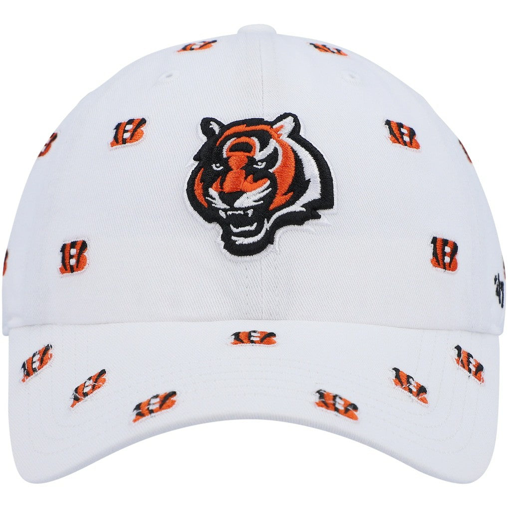 Cincinnati Bengals '47 Women's Confetti Clean Up Adjustable Hat White