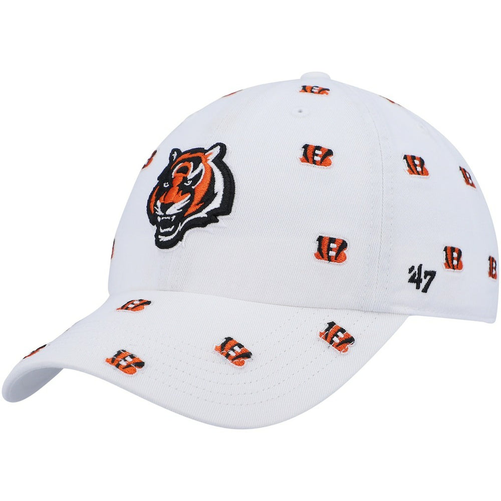 Cincinnati Bengals '47 Women's Confetti Clean Up Adjustable Hat White