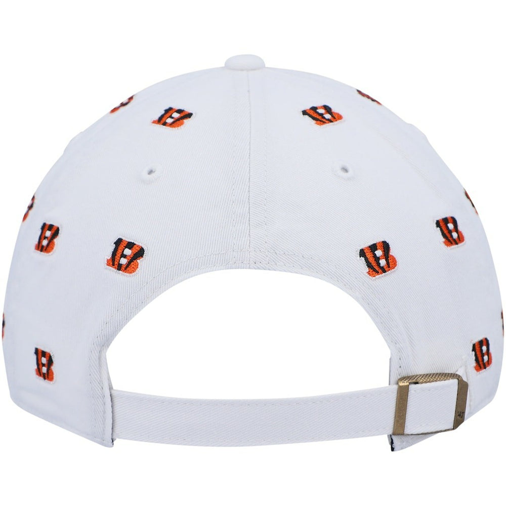 Cincinnati Bengals '47 Women's Confetti Clean Up Adjustable Hat White